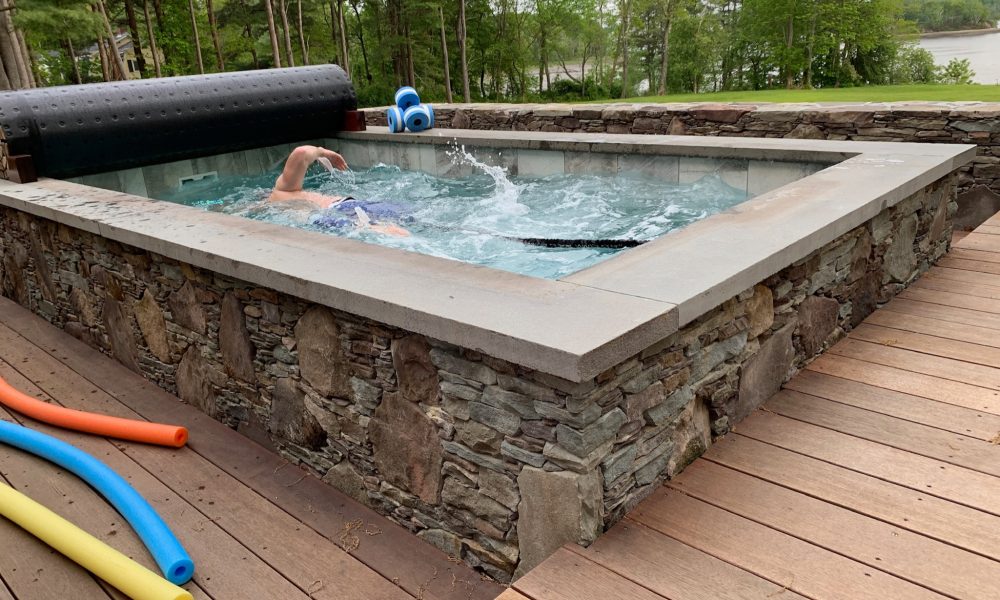above ground plunge pool