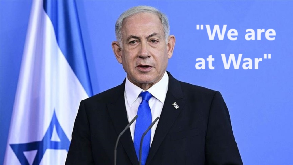 Israel declared war on Hamas.