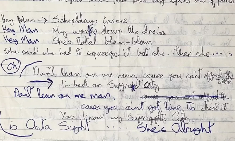 David Bowie's Rare Handwritten Lyrics Auction Anticipation Soars with £100,000 Estimate