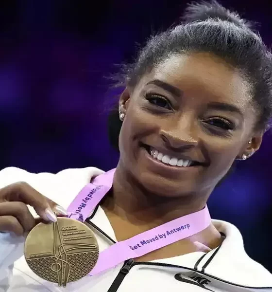 Simone Biles Wins Third AP Female Athlete Of The Year Award