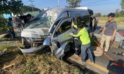 Van Crash in Chaiyaphum Kills Monk and 3 Elderly Women