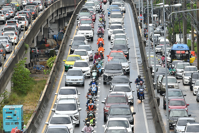 thailand's clogged highways