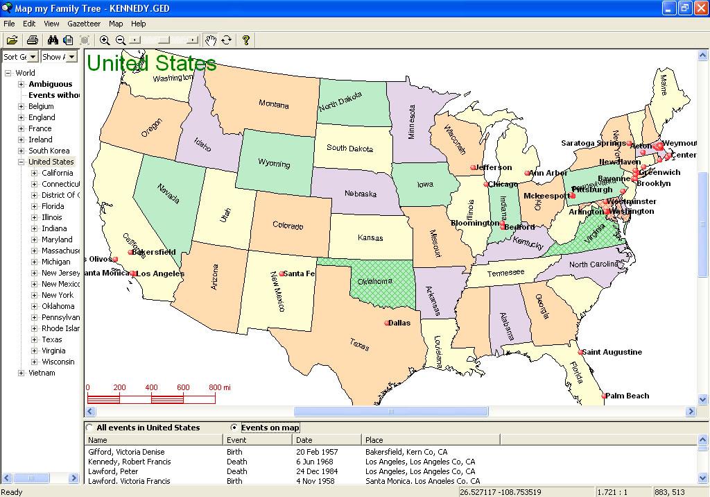 Map My Family Tree