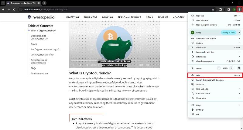 Chrome HTML to PDF Conversion Tool