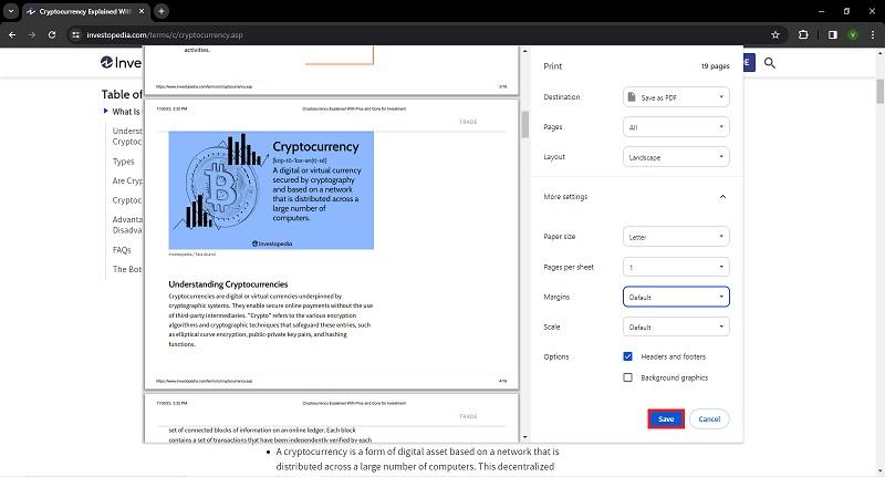 Chrome HTML to PDF Conversion Tool