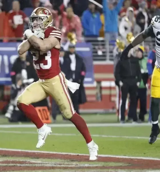 The 49ers Advance To The NFC Title Game With McCaffrey's Late Touchdown