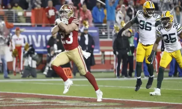 The 49ers Advance To The NFC Title Game With McCaffrey's Late Touchdown