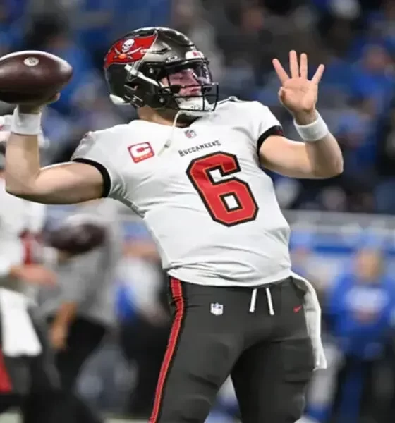 Buccaneers' Baker Mayfield Battles To The End In Playoff Loss To Lions
