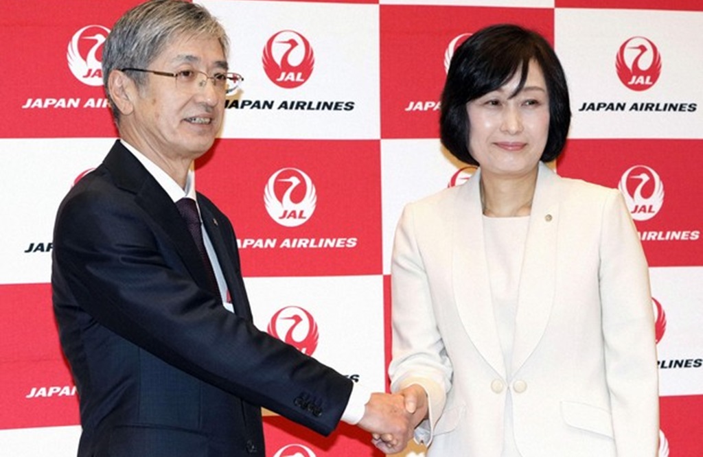 Former Stewardess of Japan Airlines Takes Over as JAL President