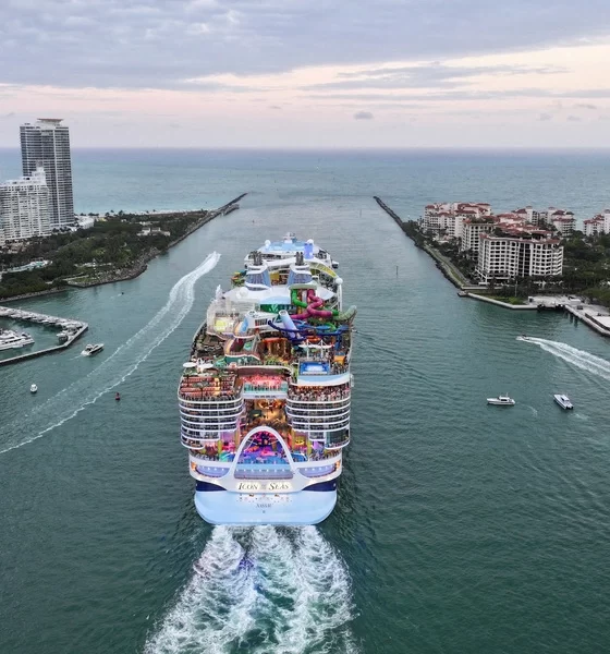 World's Largest Cruise Ship Sets Sail from Miami