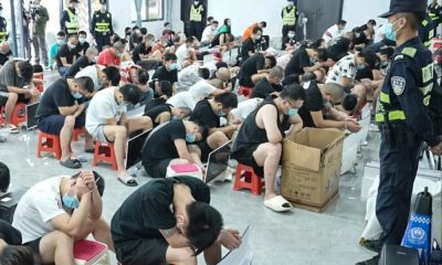 Over 100 Online Scammers Arrested in Tachileik Myanmar