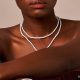 Affordable Lab Diamond Tennis Necklace