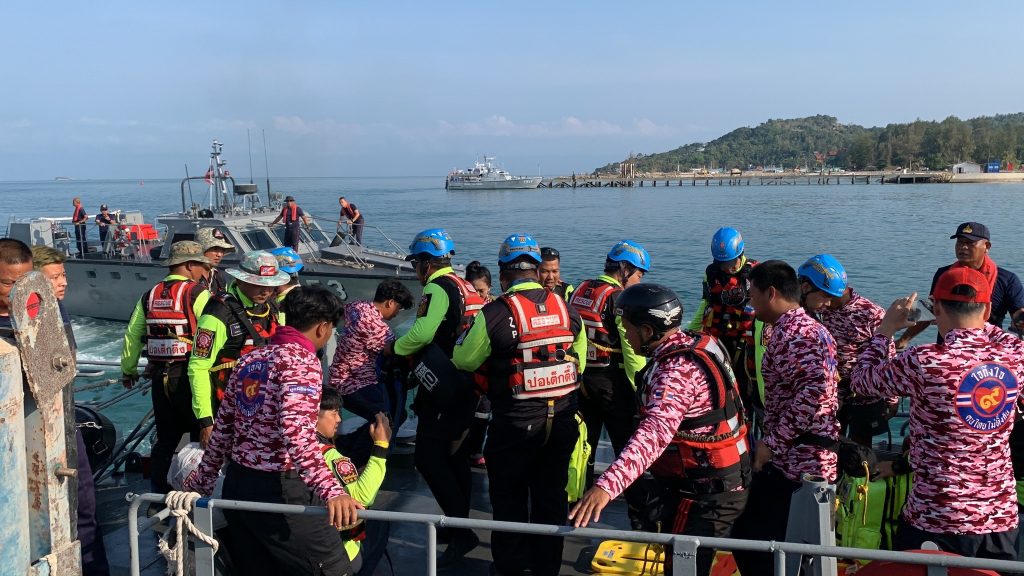 Ferry to Koh Tao catches fire