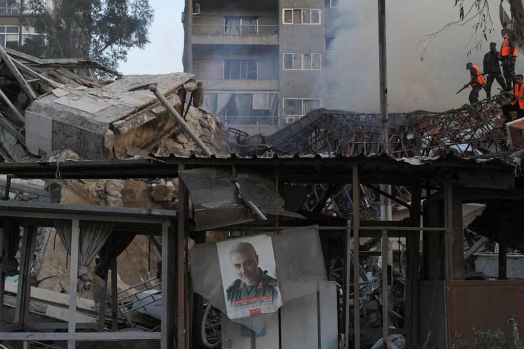 Israel Drops a Bomb on Iran Embassy in Syria Killing Top General