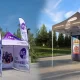 Stand Out from the Crowd: The Power of Custom Canopy Tents (10x10) and Feather Flags