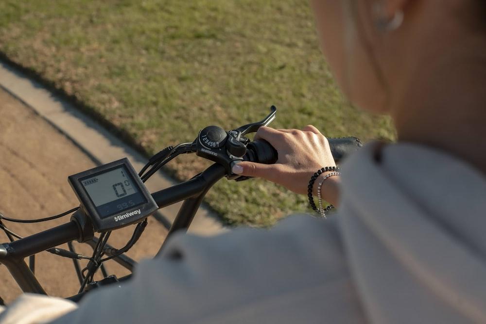 person holding black dslr camera