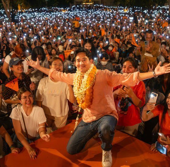 Thai Prime Minister's Popularity Declines as Move Forward Party dominates